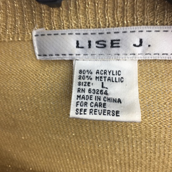 Lise J. GoldButtonClosure LightCardigan - Picture 3 of 8